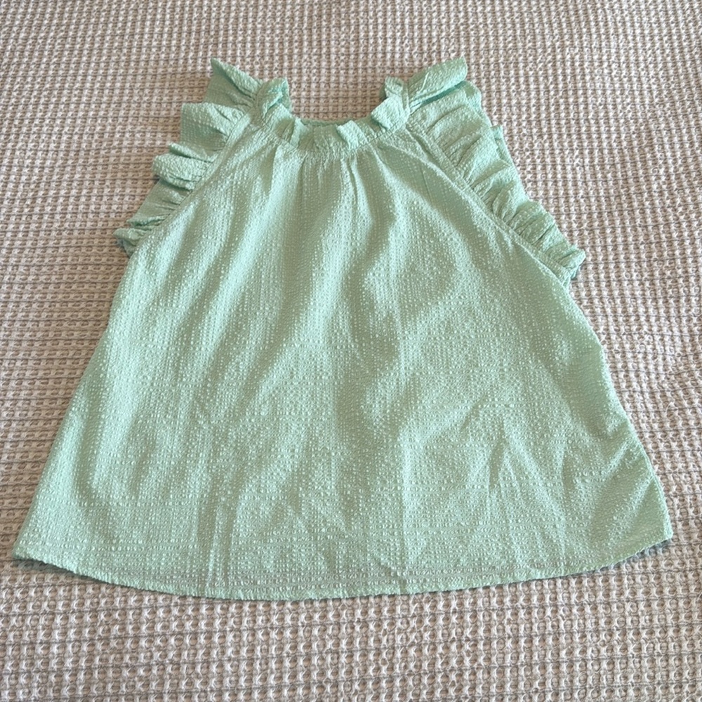 Mint green top